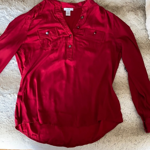 Cache Tops - Red blouse
